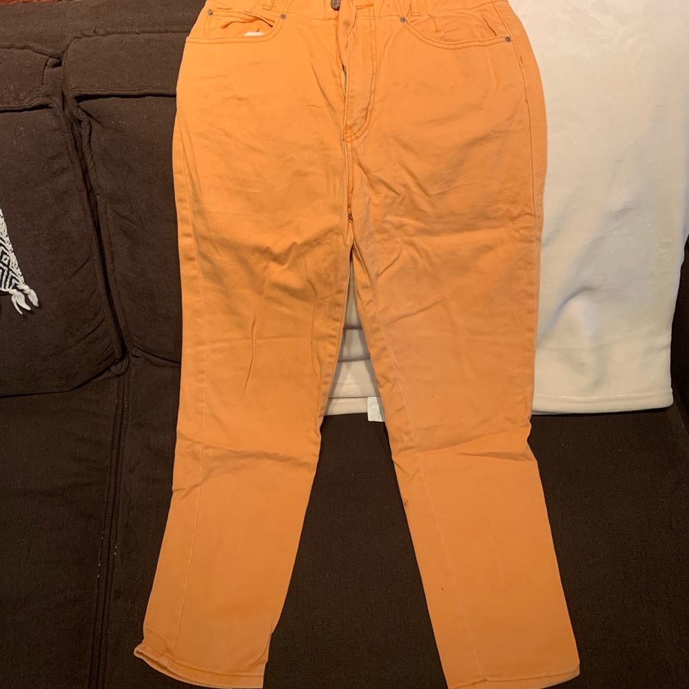 BDG orange mom jeans